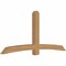 Ekena Millwork Bellingham Timber Gable Bracket, Western Red Cedar, 96"W x 44"H x 5 1/2"D x 5 1/2"F, 11/12 Pitch GBW096X44X0606BEL00SWR - alternate 3
